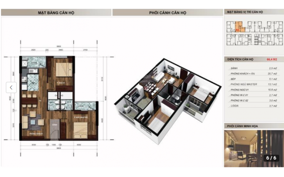 4.39 có ngay căn 67m2, 2PN2VS - 2BC thoáng tại The Vesta - Hà Đông. Sổ chính chủ - Hỗ trợ bank